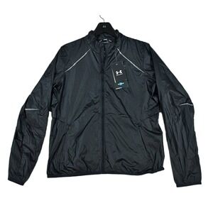 Under Armour Jacket Women's M Run Impasse Waterproof Reflect Full Zip Fitted NEW